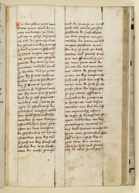 Textseite. Raimund, Das Leben der Hl. Katharina von Siena (geschrieben von der Nonne Elisabeth Warüssin)
