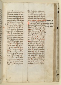 Textseite. Raimund, Das Leben der Hl. Katharina von Siena (geschrieben von der Nonne Elisabeth Warüssin)