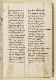 Textseite. Raimund, Das Leben der Hl. Katharina von Siena (geschrieben von der Nonne Elisabeth Warüssin)
