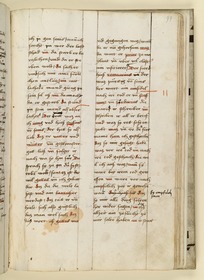 Textseite. Raimund, Das Leben der Hl. Katharina von Siena (geschrieben von der Nonne Elisabeth Warüssin)