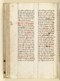 Textseite. Raimund, Das Leben der Hl. Katharina von Siena (geschrieben von der Nonne Elisabeth Warüssin)