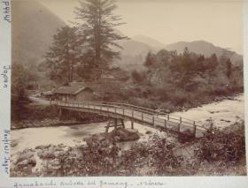 Gamahaschi-Brücke bei Gamong, Nikko.