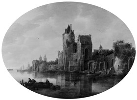 Holländische Stadt am Wasser