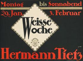 Weiße Woche. Hermann Tietz