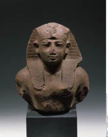 Oberteil einer Kniefigur des Pharao Amenophis II.