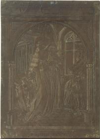 Anbetung der Madonna durch Abt Ludwig von Lindau
