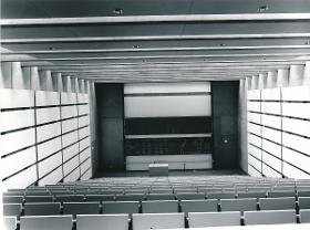 Regensburg, Universität, Hörsaal Mathematik, Innenraum