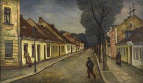 Straße in Teltow in der Mark