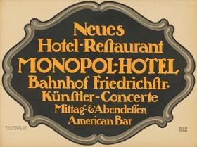 Neues Hotel-Restaurant Monopol-Hotel