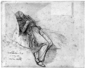 Adolph Schroedter's Siesta am 26. August 1831 in Köln am Rhein