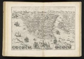 Vogelschau auf Konstantinopel. In: Georg Braun: Civitates orbis terrarum. Köln 1572