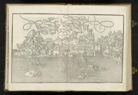Ansicht von Korfu, In: Peregrinatio in terram sanctam (Pilgerreise ins Heilige Land), Mainz 1486