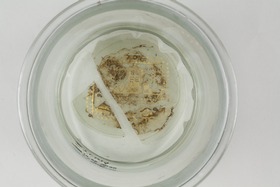 Goldglasboden mit jüdischer Symbolik