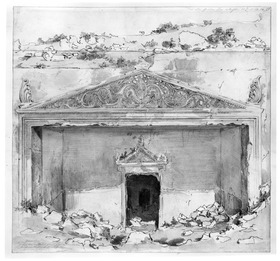 Fassade der Gräber der Richter