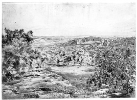 Blick auf Bethlehem