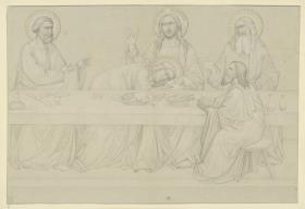 Kopie nach Taddeo Gaddis Abendmahl im Refektorium von Santa Croce, Florenz