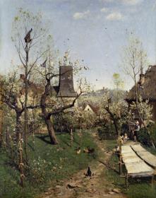 Frühling auf dem Dorf