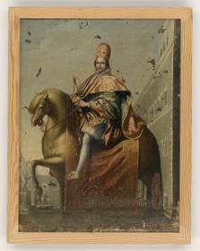 Porträt des Taddeo Barberini zu Pferd