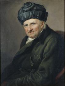 Propst Johann Joachim Spalding im Hausrock