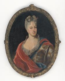 Porträt der Christiane Eberhardine von Brandenburg-Bayreuth, Kurfürstin von Sachsen, Titularkönigin von Polen