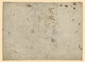 Allegorische Triumphszene zum "Triumph des Alexander"