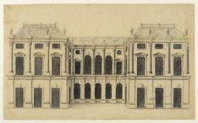 Ansicht eines Palais