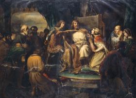 Übergabe von Calais an Eduard III. von England im Jahre 1347