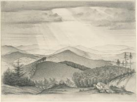 Blick auf die Täler (Weserbergland)