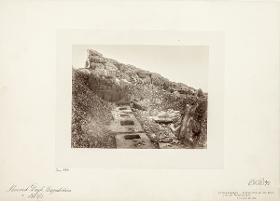 Nemruddagh. - Sockelreihe an der Nordseite der Westterrasse