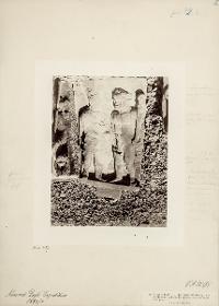 Nemruddagh. - Reliefdarstellung des Antiochos und des Herakles, von der Westterrasse