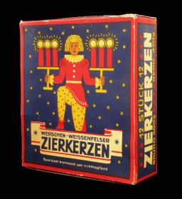 Werschen-Weißenfelser Zierkerzen. Sparsam brennend und nichttropfend