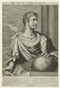 D. Oct. Augustus. Blatt II aus der Serie: Römische Kaiser
