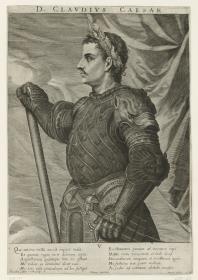 D. Claudius Caesar. Blatt V aus der Serie: Römische Kaiser