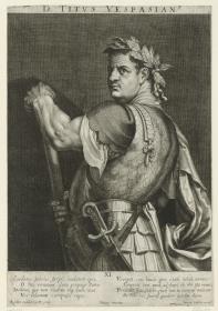 D. Titus Vespasian. Blatt XI aus der Serie: Römische Kaiser
