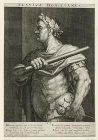 Flavius Domitianus. Blatt XII aus der Serie: Römische Kaiser