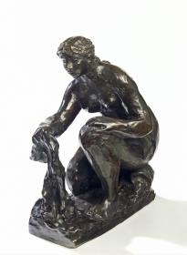Kleine Wäscherin (La petite laveuse accroupie)