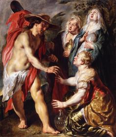Christus als Gärtner erscheint den drei Marien