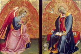 Die Verkündigung an Maria (2 Tafeln)