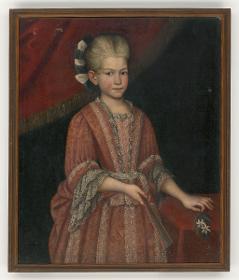 Porträt eines Mädchens in Manteau