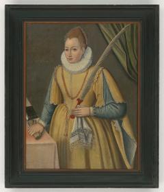 Porträt der Ursula von Kiepach, geborene Fechtnerin, Herzogin Anna Frauenzimmer