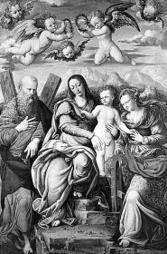 Maria mit dem Kind und den Heiligen Andreas und Katharina von Alexandrien
