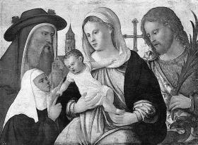 Die Vermählung der heiligen Katharina von Siena mit dem Christuskind