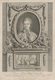 Porträt der Schauspielerin Marie-Anne Botot Dangeville