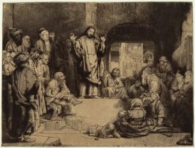 Christus predigend („La Petite Tombe“)
