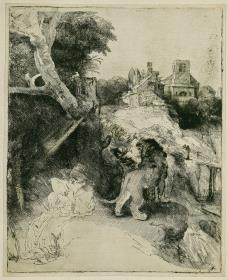Der Heilige Hieronymus in italienischer Landschaft