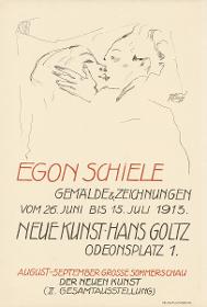 Egon Schiele Gemälde und Zeichnungen. Neue Kunst Hans Goltz