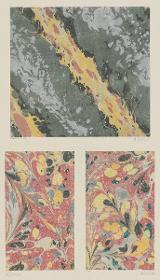 Marmorpapier (Türkisch Marmor)