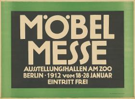 Möbelmesse 1912. Ausstellungshallen am Zoo