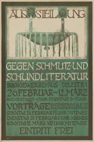 Ausstellung gegen Schmutz- und Schundliteratur