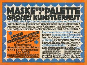 Maske und Palette - Großes Künstlerfest